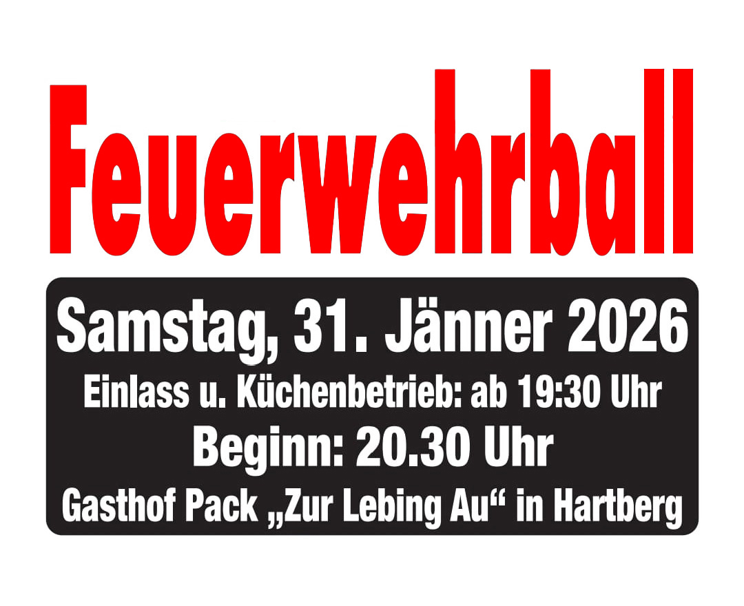 Mehr über den Artikel erfahren FEUERWEHRBALL am 31. JÄNNER