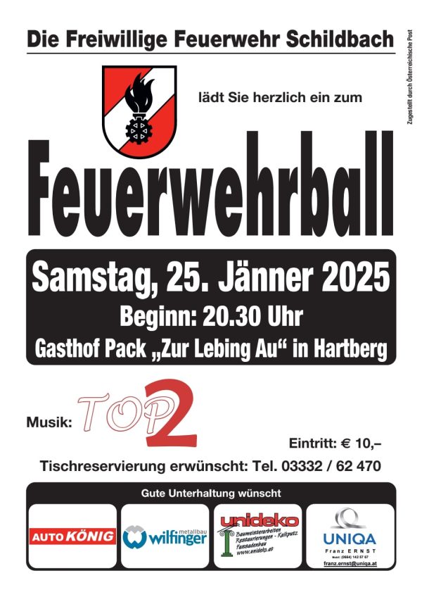 FeuerwehrballPlakat